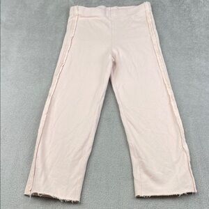 NEW Frank & Eileen S 100% Cotton Bella Women's Pink Wide Leg Pants,USA FLAW